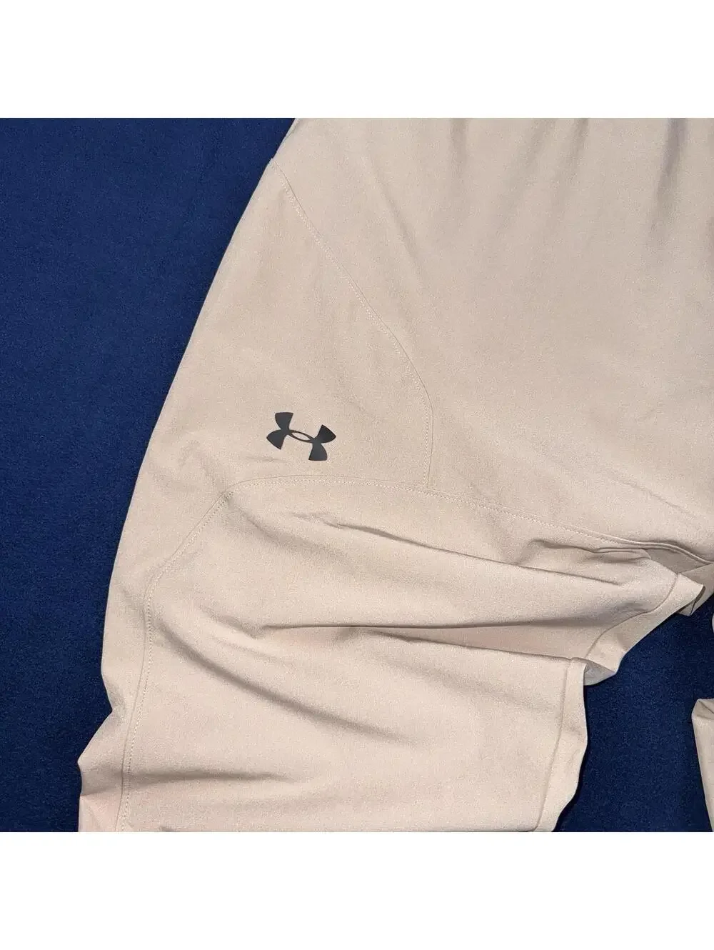 Under Armour Sportstyle Elite Track Pants Men 3XL Tan Tapered Athleisure Gym NWT - Picture 9 of 9
